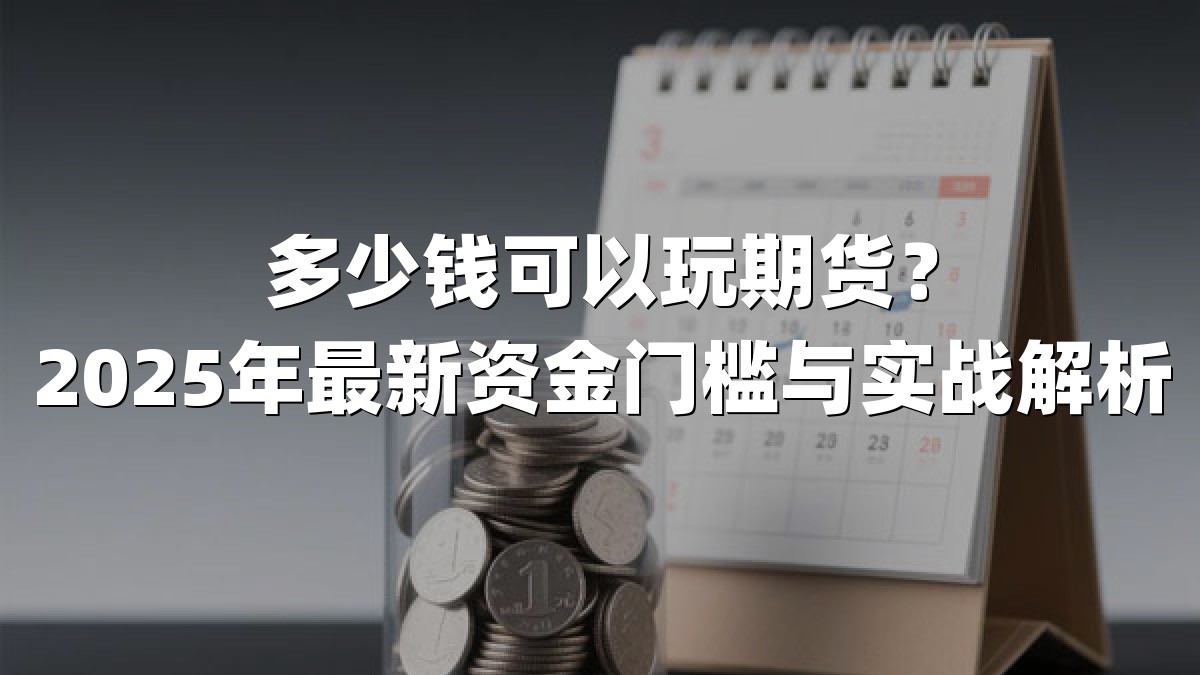 多少钱可以玩期货?2025年最新资金门槛与实战解析
