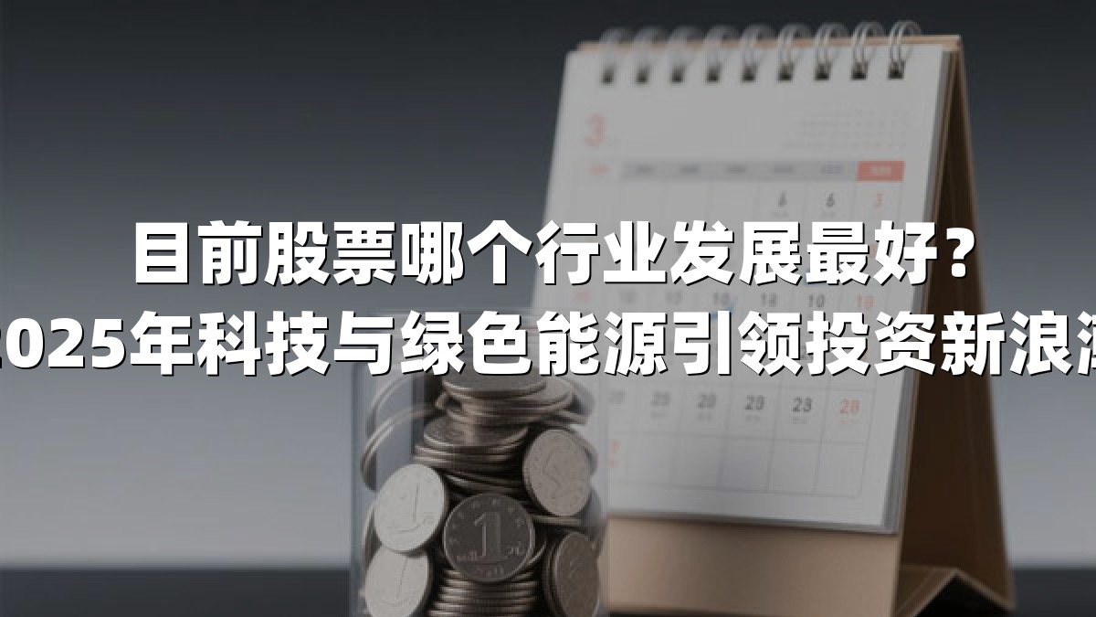 目前股票哪个行业发展最好?2025年科技与绿色能源引领投资新浪潮
