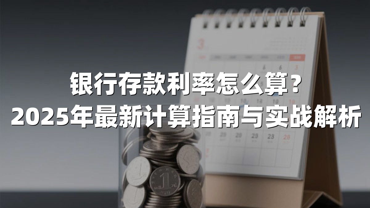 银行存款利率怎么算？2025年最新计算指南与实战解析