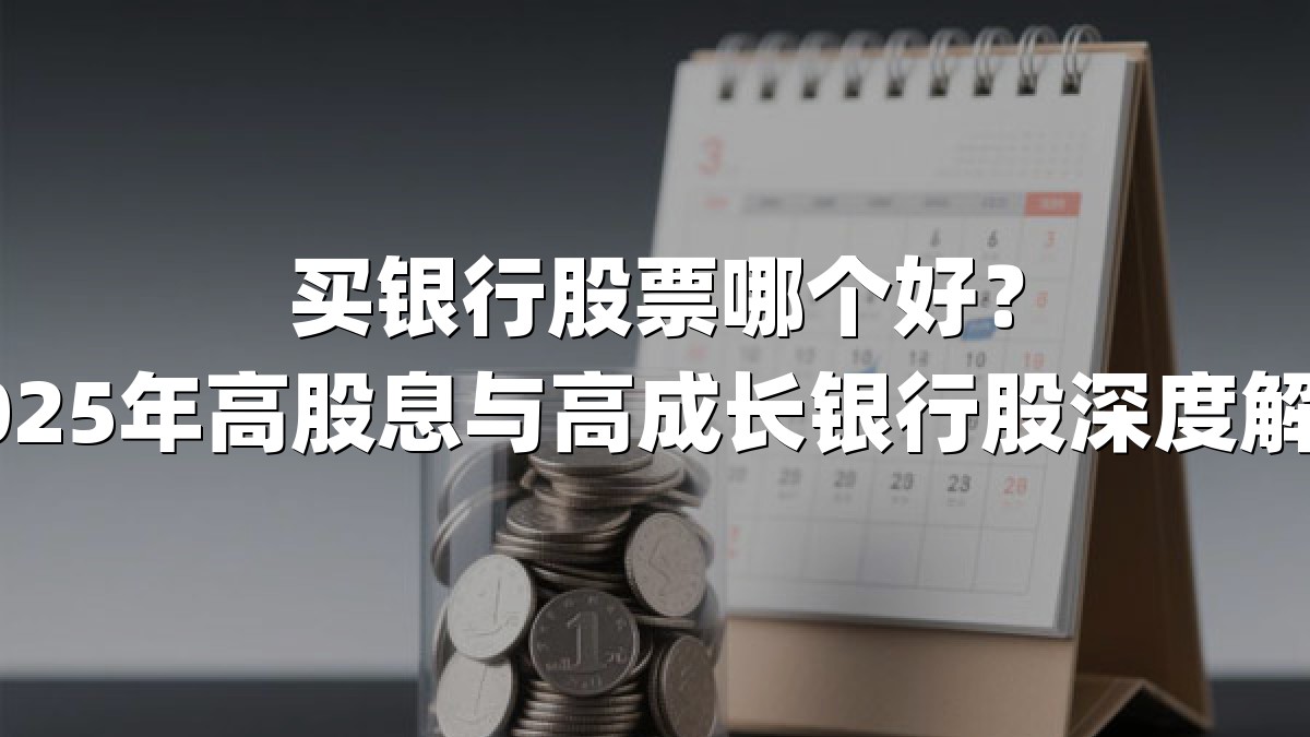 买银行股票哪个好？2025年高股息与高成长银行股深度解析