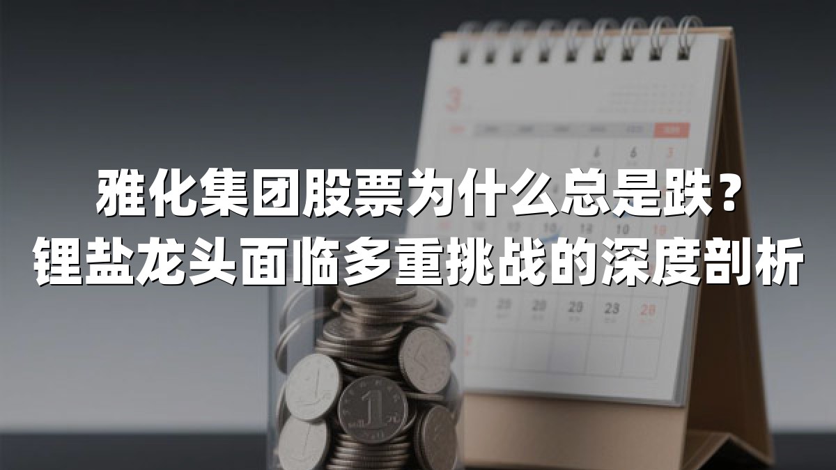 雅化集团股票为什么总是跌？锂盐龙头面临多重挑战的深度剖析