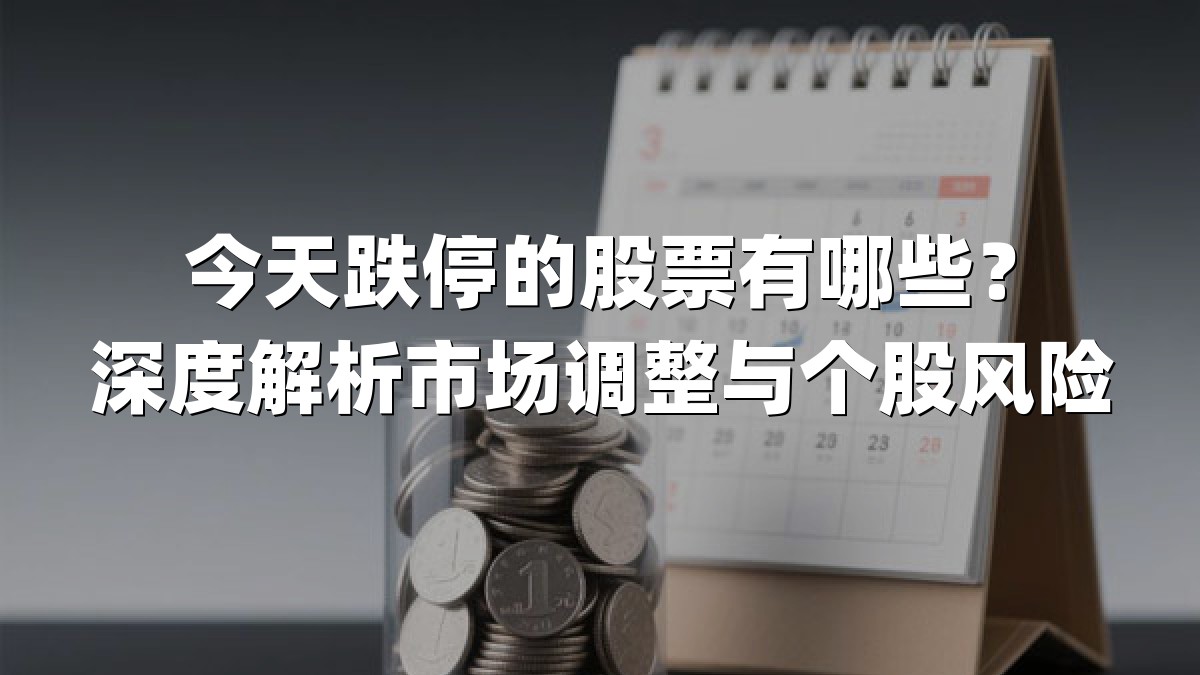 今天跌停的股票有哪些?深度解析市场调整与个股风险