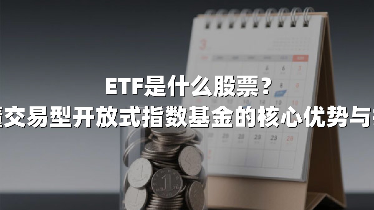 ETF是什么股票?一文读懂交易型开放式指数基金的核心优势与投资策略