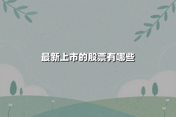 最新上市的股票有哪些？2025年6月A股市场新股深度解析与投资前瞻