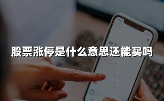 股票涨停是什么意思还能买吗(2024最新权威解答)