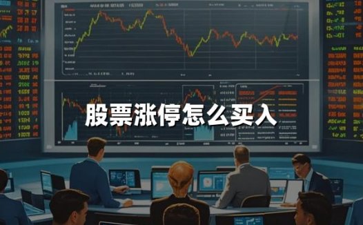 股票涨停怎么买入(2024年股票涨停最新买入方法)