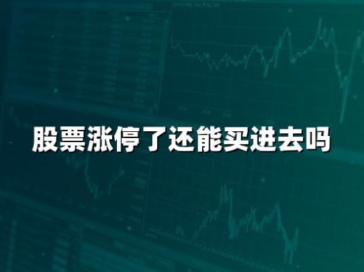 股票涨停了还能买进去吗(2024年最新解答)