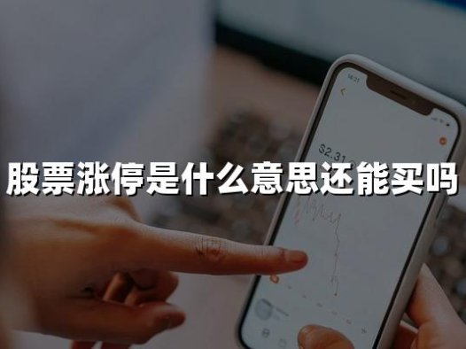 股票涨停是什么意思还能买吗(2024最新权威解答)