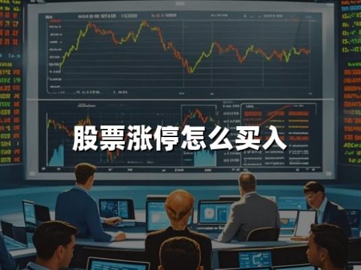 股票涨停怎么买入(2024年股票涨停最新买入方法)