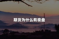 期货为什么有夜盘(2024年期货有夜盘原因盘点)