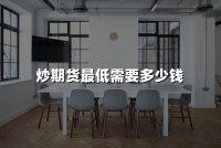 炒期货最低需要多少钱(2024炒期货成本详解)