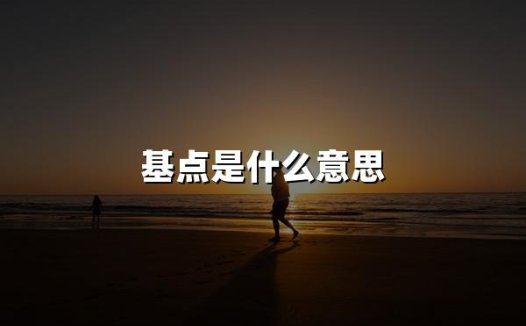 基点是什么意思(2024年基点意思权威解释)