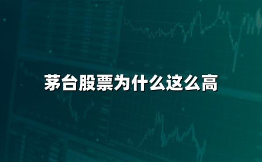 茅台股票为什么这么高?2024茅台股票高价格原因分析!