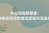 什么叫指数基金：揭秘被动投资的底层逻辑与实战价值