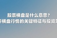 股票横盘是什么意思?解析横盘行情的关键特征与投资策略