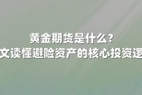 黄金期货是什么？一文读懂避险资产的核心投资逻辑