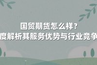 国贸期货怎么样？深度解析其服务优势与行业竞争力