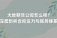 大地期货公司怎么样？深度剖析合规实力与服务体系