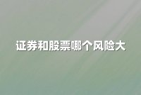 证券和股票哪个风险大