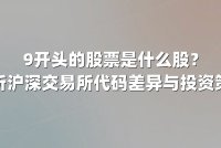 9开头的股票是什么股？解析沪深交易所代码差异与投资策略