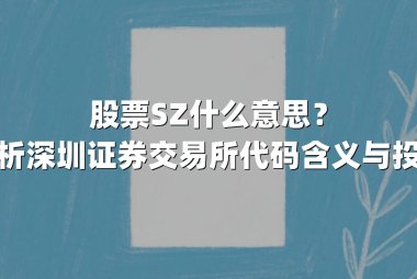 股票SZ什么意思？深度解析深圳证券交易所代码含义与投资策略