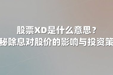 股票XD是什么意思？揭秘除息对股价的影响与投资策略