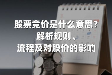 股票竞价是什么意思？解析规则、流程及对股价的影响