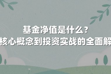 基金净值是什么?从核心概念到投资实战的全面解析