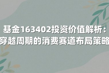 基金163402投资价值解析：穿越周期的消费赛道布局策略