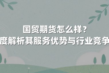 国贸期货怎么样？深度解析其服务优势与行业竞争力