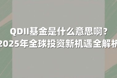 QDII基金是什么意思啊?2025年全球投资新机遇全解析