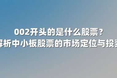 002开头的是什么股票？深度解析中小板股票的市场定位与投资逻辑