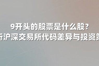9开头的股票是什么股？解析沪深交易所代码差异与投资策略
