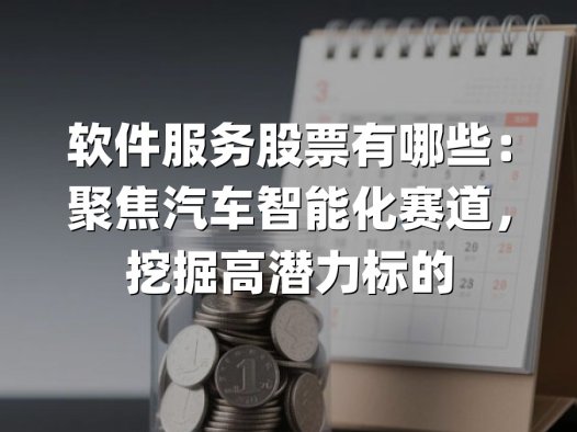 软件服务股票有哪些:聚焦汽车智能化赛道,挖掘高潜力标的