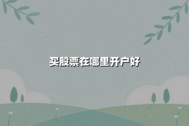 买股票在哪里开户好？2025年股票开户券商综合推荐指南