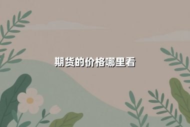 期货的价格哪里看？2025年权威查询渠道与实战分析指南